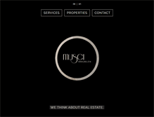 Tablet Screenshot of musci-immobilien.com